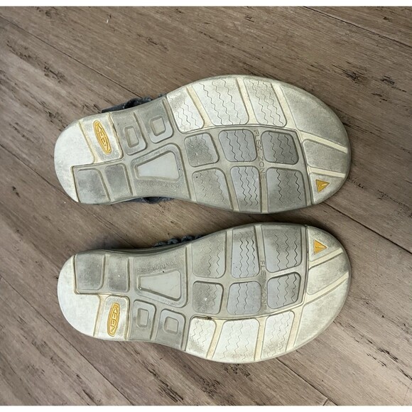 Keen Uneek gray/blue Woven Bungee Cord Water Women's Sandals Sneakers Size 6.5 - Picture 6 of 6